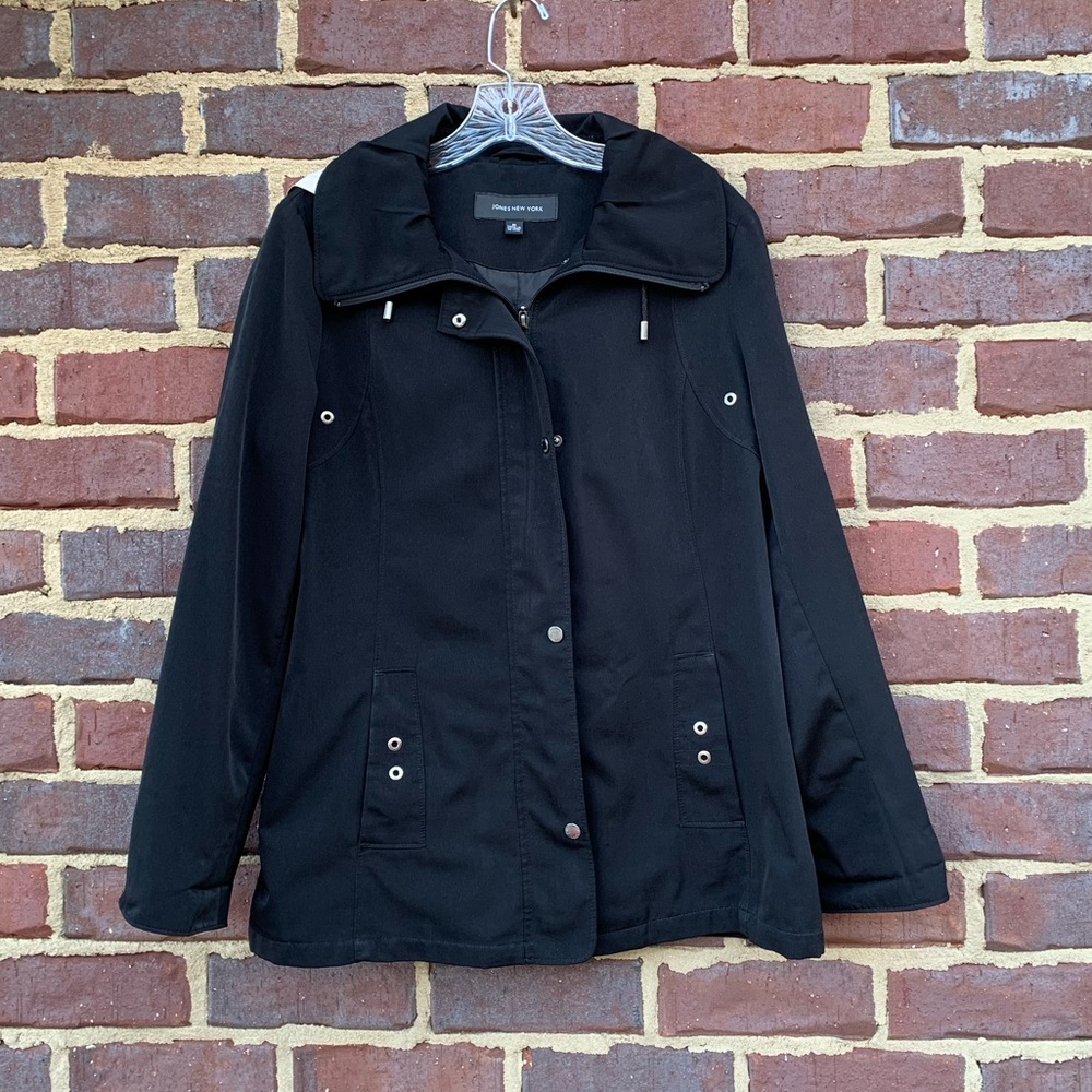 Jones New York Hooded Jacket Size Medium